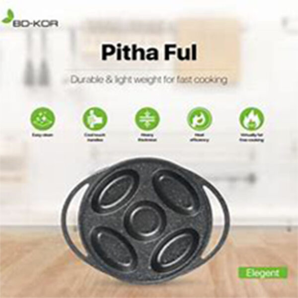 Bd Kor Nonstick Chitoi Pitha Maker - Complete Set For Traditional Pitha Making With Ease