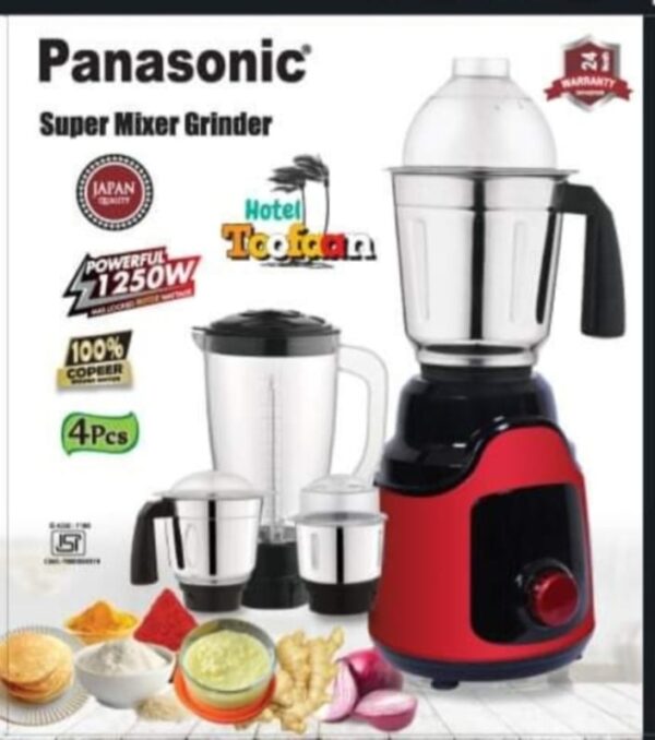 Panasonic Super Mixer Grinder  Hotel TooFan 1250W - Image 2